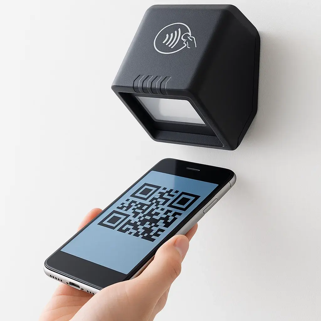 ITControl - Control de Acceso con Lector QR + RFID para Alto Rendimiento